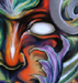tattoo galleries/ - LEAF FACE PASTEL !!!
